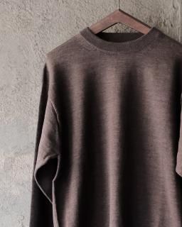 PHIGVEL / W/L CREWNECK KNIT col.Stone Brown