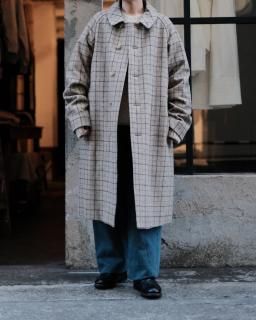 PHIGVEL / GOODMAN'S OVER COAT col.Tattersall Check