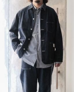 PHIGVEL / DENIM CHORE JACKET col.Indigo