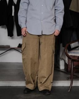 OLDMAN'S TAILOR / OVER CARGO PANTS col.Khaki