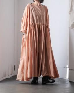 SP / WIDE GATHER ONEPIECE col.Macaroon