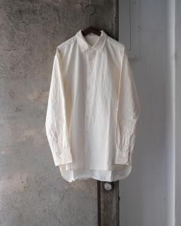 CASEY CASEY / BIG RACCOURCIE SHIRT (L Cot) col.Natural