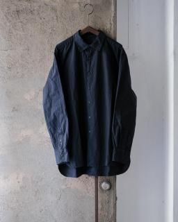 CASEY CASEY / BIG RACCOURCIE SHIRT (H Cot) col.Night