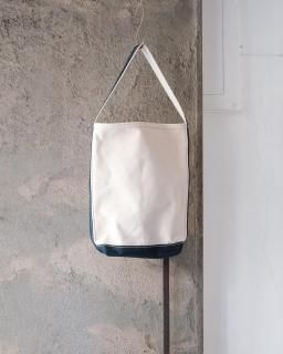 OUTIL / SAC MOUCHARD MAGNUM col.Ecru / Indigo