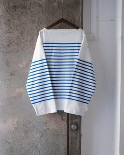 OUTIL / TRICOT AAST col.Off / Imperial Blue
