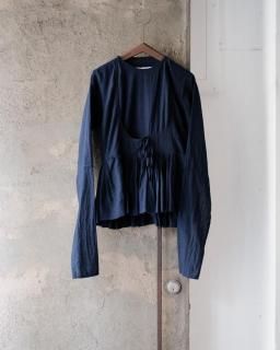 Khadi and Co / NEELEM2 (Jamdani Jot Cotton) col.Indigo / Indigo