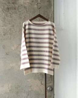 OUTIL / TRICOT NAY col.Ecru/ Beaujolais