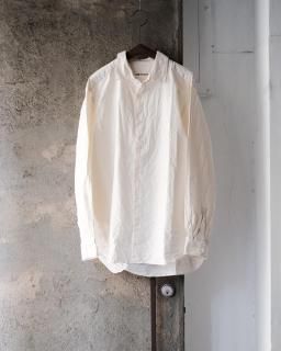 CASEY CASEY / BIG RACCOURCIE SHIRT (L Cot) col.Natural