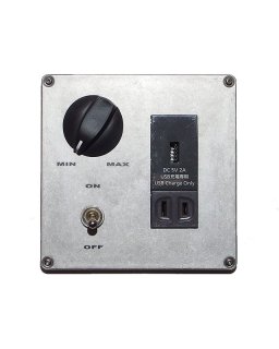 TOGGLE DIMMER SWITCH+USB OUTLET-face