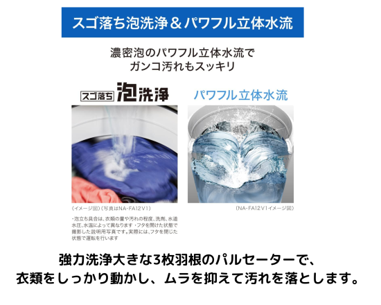 パナソニック 全自動洗濯機 22年製 NA-FA11K1 11Kg - 洗濯機