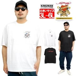 Ed Hardy(ɥϡǥ) T  礭 Ⱦµ  ǥ Хå ץ 롼ͥå åȥ    ȾµT