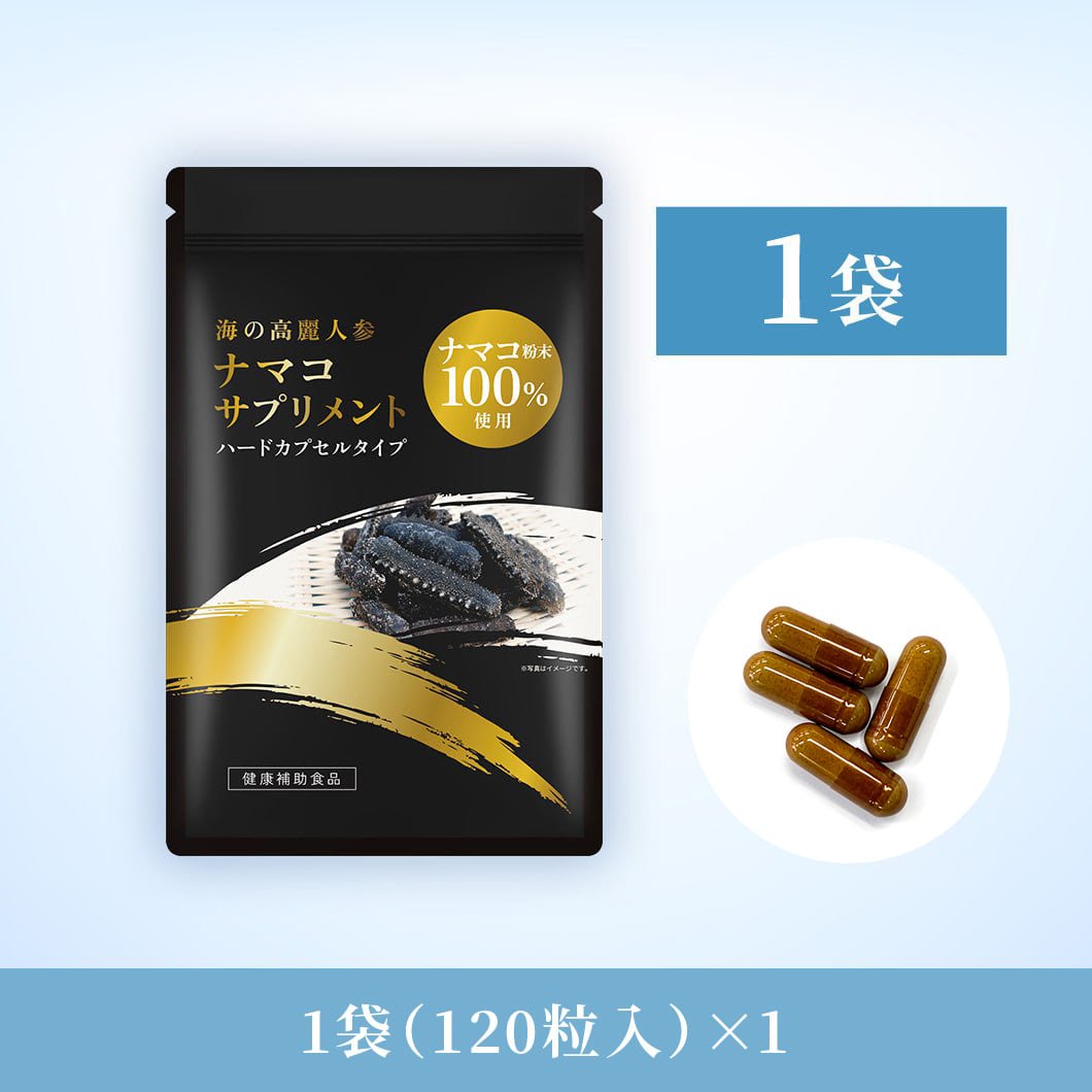 ナマコサプリメント ナマコ粉末100%使用 1袋 - 海の恵み健康食品株式会社