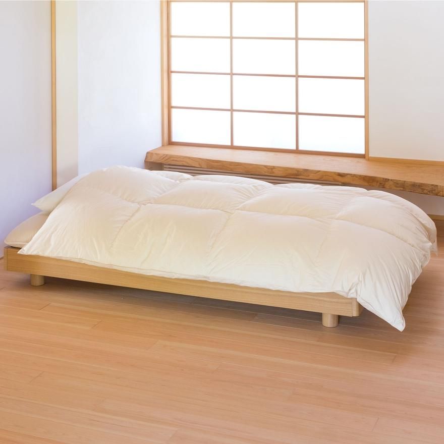 FUTON FACTORY 掛ふとん 150×210cm ウール100% 国産 - 寝具