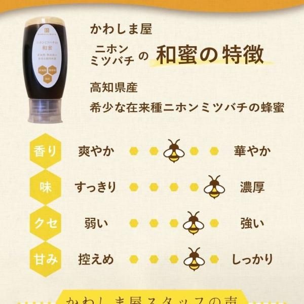 ニホンミツバチの和蜜 500g