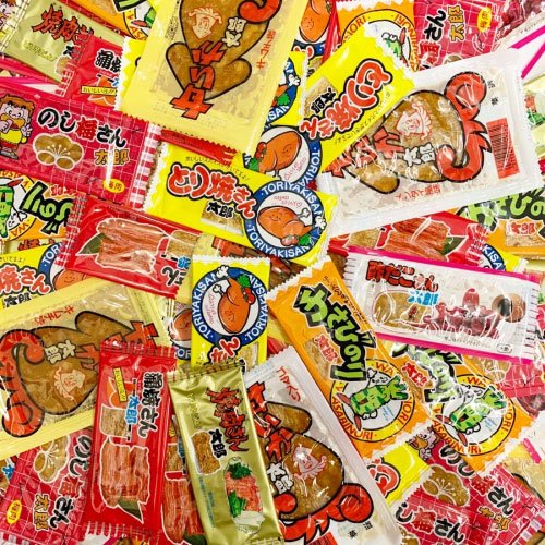駄菓子 珍味 40点 ギフトボックス 「太郎シリーズ」7～8種類（蒲焼さん 