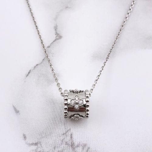 クローバーネックレス （シルバー） - AR JEWELRY