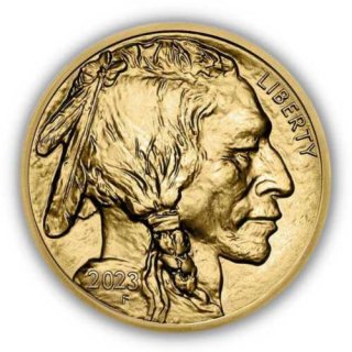 2022アメリカ『ゴールドバッファロー』1オンス（31.1g）地金型金貨 カプセルケース付 新品