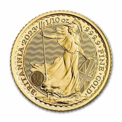 ブリタニア金貨 2022年 1/4 オンス - 貨幣