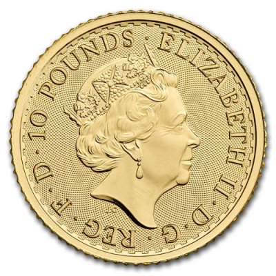 2023 イギリス ブリタニア金貨 地金型 1/10オンス 新品 クリアケース付