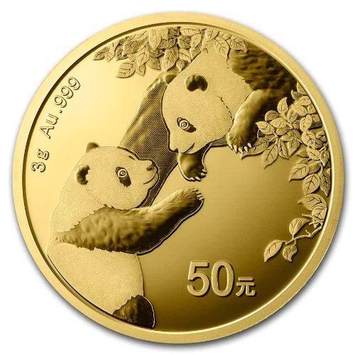 2023年 中国 パンダ金貨 3g カプセルケース付 新品｜恵比寿コイン