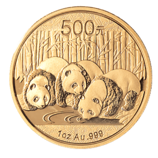 2013中国『ゴールドパンダ』1オンス（31.1g） 地金型金貨 カプセルケース付 未使用