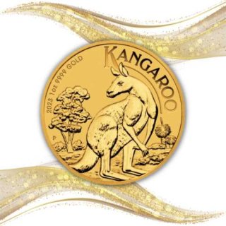 2023 オーストラリア『カンガルー』 1オンス 地金型金貨 クリアケース付 新品未使用 