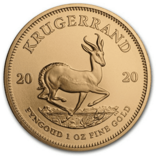 2020 南アフリカ『クルーガー』1オンス 地金型金貨 クリアケース付 新品未使用 
