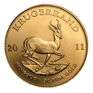 2011 南アフリカ『クルーガー』1/2オンス 地金型金貨 クリアケース付 新品未使用 