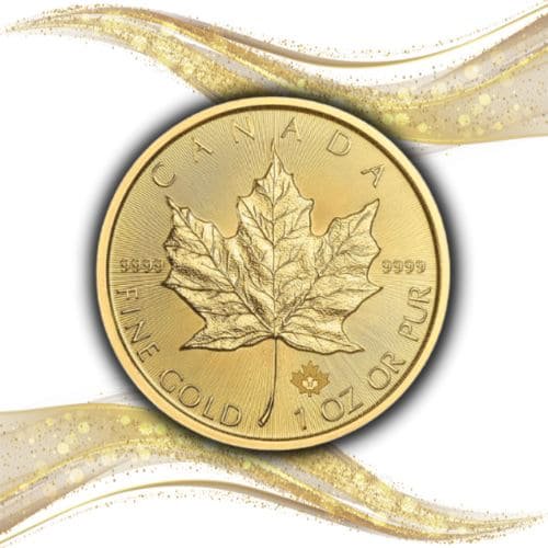 カナダメイプルリーフ1オンス銀貨　未使用美品銀貨　正規購入品　純銀地金銀貨