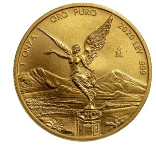 2020 メキシコ リベルタード金貨 1オンス 地金型 新品 クリアケース付