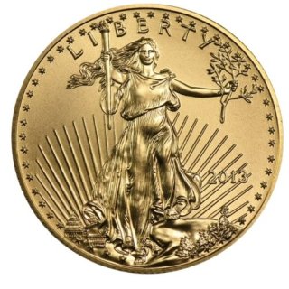 2015 アメリカ『ゴールドイーグル』  1/2オンス 地金型金貨 クリアケース付 新品未使用  