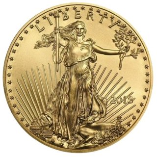 2018 アメリカ『ゴールドイーグル』  1/2オンス 地金型金貨 クリアケース付 新品未使用  