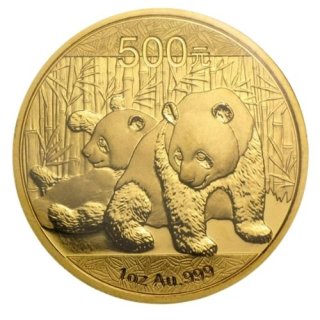 2010中国『ゴールドパンダ』1オンス（31.1g） 地金型金貨 カプセルケース付 未使用