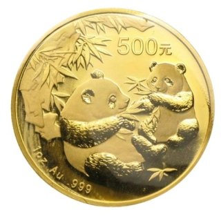 2006中国『ゴールドパンダ』1オンス（31.1g） 地金型金貨 カプセルケース付 未使用