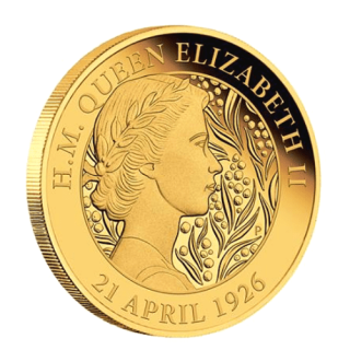 2021 オーストラリア『エリザベス女王二世生誕95周年』1/4オンス プルーフ金貨 専用箱付 限定1000