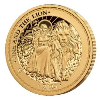 2023 セントヘレナ 『ウナとライオン』金貨 1オンス プルーフ