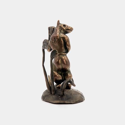 鳥獣戯画 狐（古黒色/ブロンズ） - 中村製作所 ONLINE SHOP