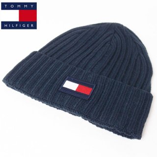 <img class='new_mark_img1' src='https://img.shop-pro.jp/img/new/icons15.gif' style='border:none;display:inline;margin:0px;padding:0px;width:auto;' />TOMMY HILFIGER トミーヒルフィガー アクリル ロゴニット帽 TH100068C