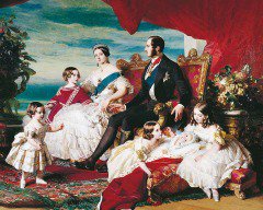 Queen Victoria, Prince Albert and their family by FX Winterhalter, painted in 1847 