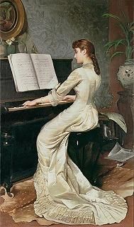 A Song Without Words by George Hamilton Barrable (1873-1890)