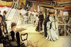 The Ball on shipboard by James Tissot 1874