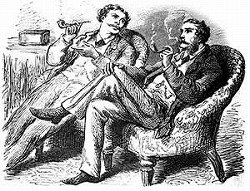 Victorian Smoking Gentleman
