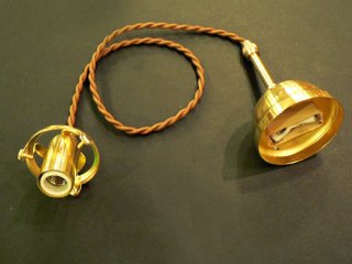 フランジカップ付50cm灯具　内ネジ式（金色）/S-TG06G-50