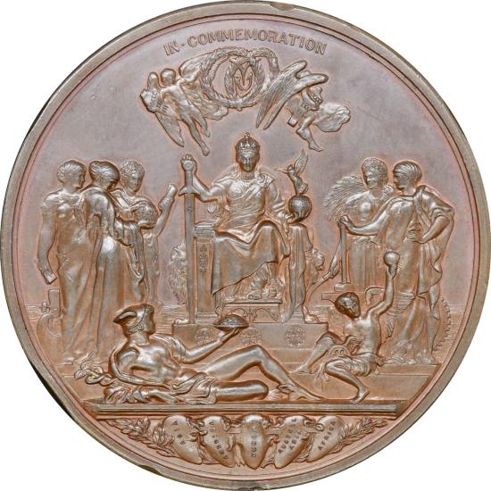 1887 イギリス メダル ヴィクトリア女王在位50年記念 銅メダル - 一生コレクション コイン収集用品