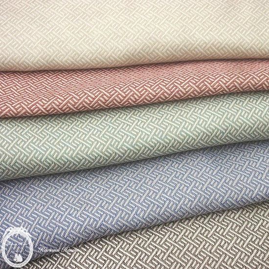 ミニHモノグラム【エクリュ】 - 生地・布・輸入生地の通販