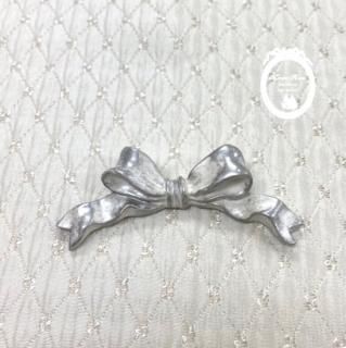 スワロフスキー付き◇ゴールド立体 リボン・パーツ