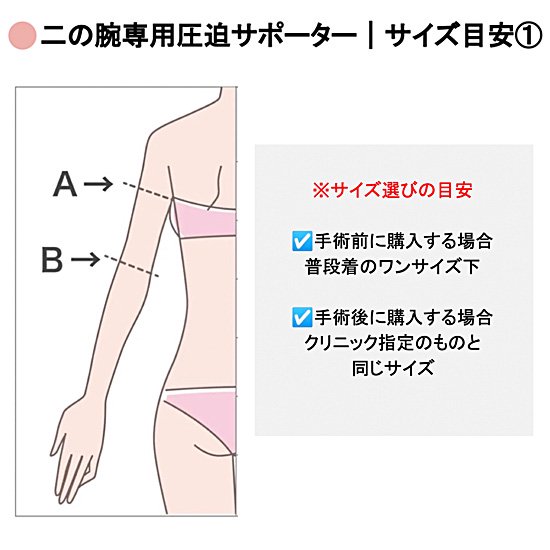 二の腕専用圧迫 サポーター [Arm Compression Supporter for the Upper Arms]│脂肪吸引専用圧迫着