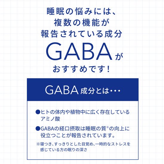 【機能性表示食品】GABA （γ-アミノ酪酸）30カプセル-Pure encapsulations