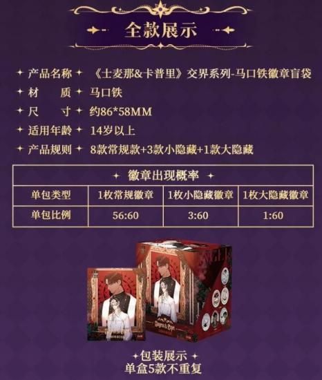 韓国bl スミルナ＆カプリ　缶バッジ スミルナ＆カプリ～仇と実を結び～交界缶バッジ(ブラインド