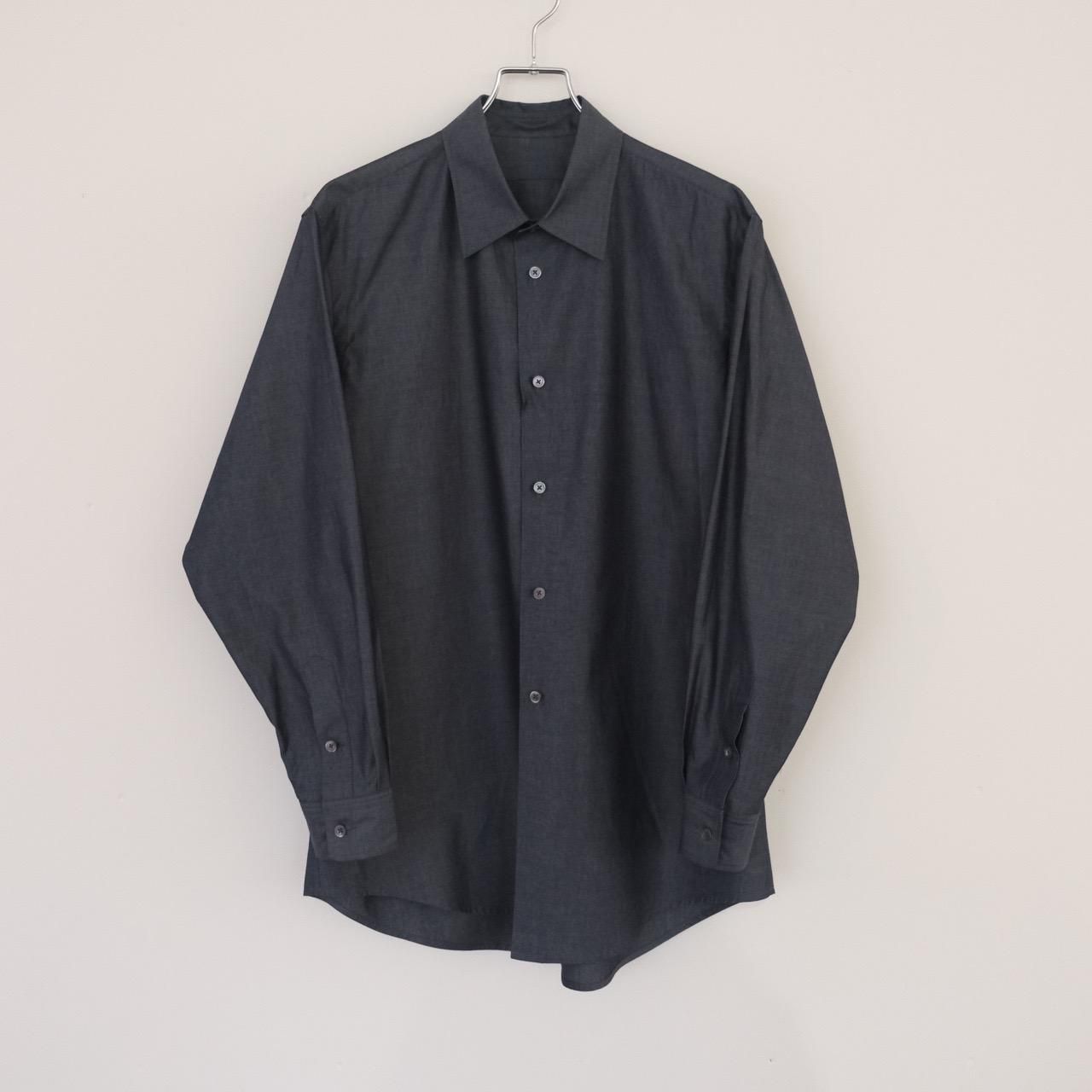 un/unbient (アン) / REGULAR COLLAR SHIRT(indigo）